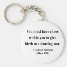 Nietzsche Quote 6a Keychain