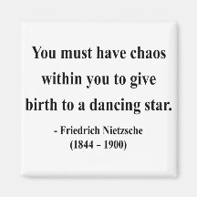 Nietzsche Quote 6a Refrigerator Magnet