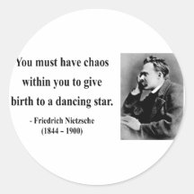 Nietzsche Quote 6b Sticker