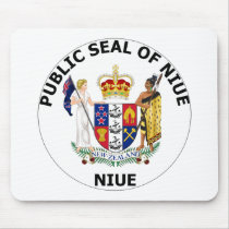 Nieu Coat of Arms Mousepads
