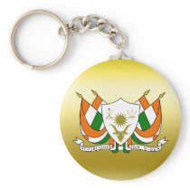 Niger Coat of Arms Keychain