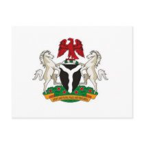 Nigeria Coat of Arms Postcards