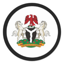 Nigeria Coat of Arms Sticker