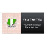 Nigeria Flag Map 2.0 photo cards