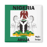 Nigeria Flag, Nigeriaarms21, ABUJA , NIGERIA magnets
