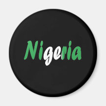 Nigeria Fridge Magnet
