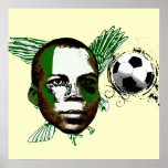 Nigeria Soccer T-shirts posters