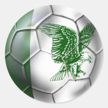 Nigeria Soccer T-shirts Sticker