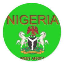 NIGERIA WEST AFRICA  Sticker