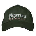 Nigerian Beauty Custom Hat embroidered hats