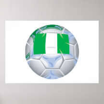 Nigerian Soccer Ball Posters
