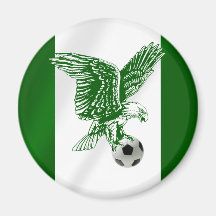 Nigerian Super Eagles flag of Nigeria Fridge Magnets