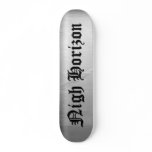 Nigh Horizon Old English Logo Skateboard