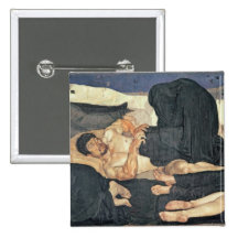 Night, 1890 (oil on canvas) pinback buttons