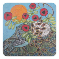 "night and day" painting - sticker