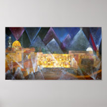 Night at Western Wall Posters