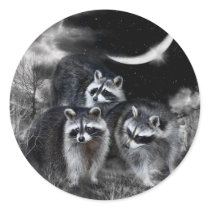 Night Bandits Art Sticker