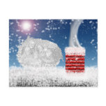 Night Before Christmas Template Postcard
