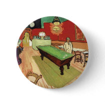 Night Cafe - Vincent Van Gogh Buttons