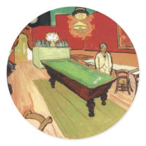 Night Cafe - Vincent Van Gogh Round Sticker