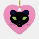 Night Cat Christmas Ornament