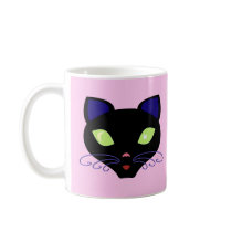 Night Cat Coffee Mugs