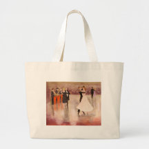 Night Dancing Canvas Bag