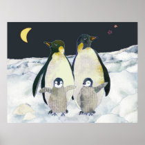 Night in the Antarctic Poster