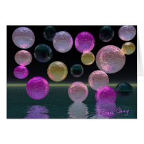 Night Jewels – Magenta and Black Brilliance Card
