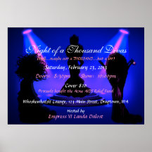 Night of a Thousand Divas Custom Event Poster