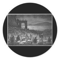 Night of the Dead. Janitzio, Mexico. c. 1958 Round Sticker