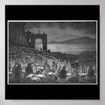 Night of the Dead. Janitzio, Mexico. Circa 1958 Posters