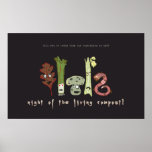 night of the living compost! poster posters