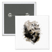 night of the raven affected design pin