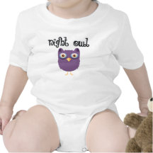 Night Owl Baby Bodysuit