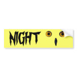 Night Owl Bumper Sticker bumper stickers