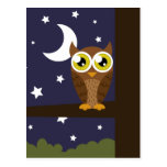 "Night Owl" Postcard