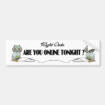 Night Owls Bumper Sticker