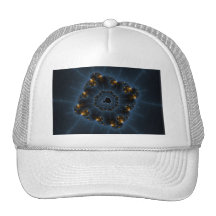 Night Prowler Fractal Art Mesh Hat