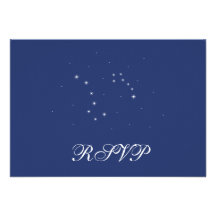 Night Sky Constellations RSVP Invitations