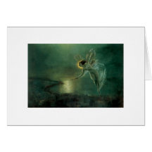 Night Sky Fairy Greeting Cards