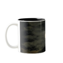 Night Sky - Full Moon and Dark Clouds Coffee Mug