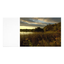 Night Sky I - Glory at Dusk Customized Photo Card