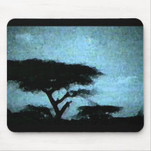 Night sky mouse pad