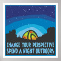 Night Tent Camping posters