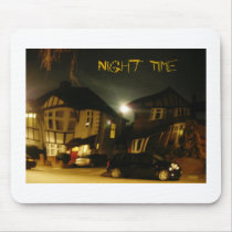 Night Time - an Eerie Mouse Mat Mousepads