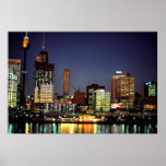 Night time, Sydney, Australia posters