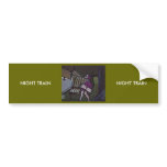 NIGHT TRAIN bumper stickers