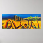 Nightfall in the desert posters