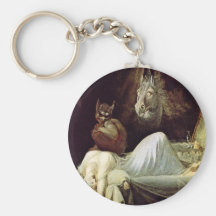 Nightmare By Füssli Johann Heinrich (Best Quality) Key Chain